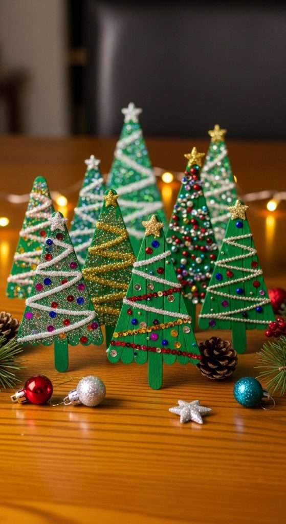 Popsicle Stick Trees