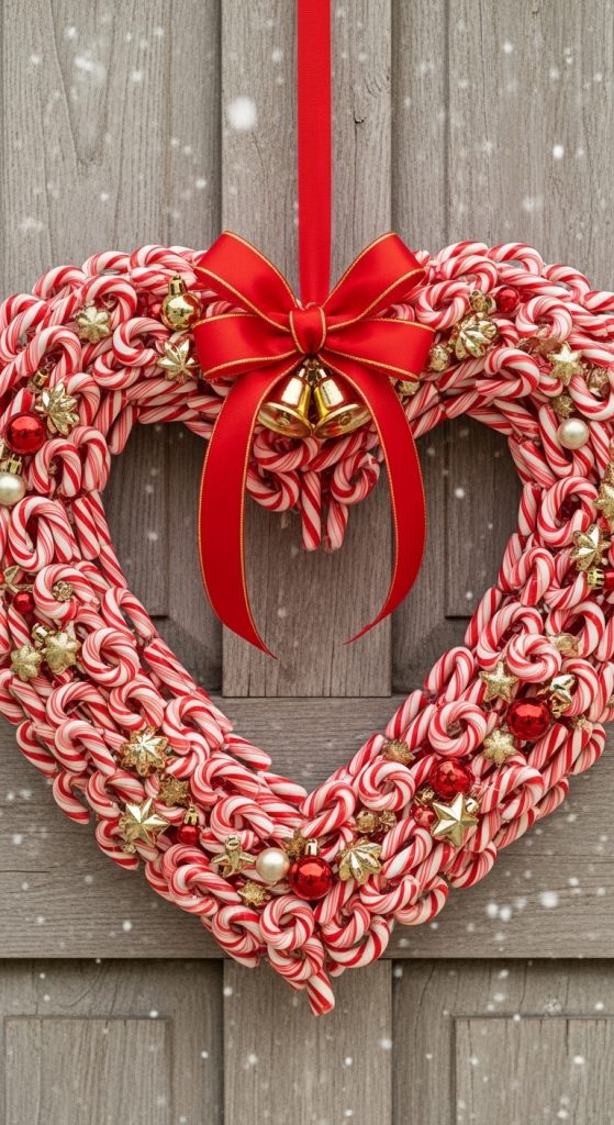  Candy Cane Wreaths