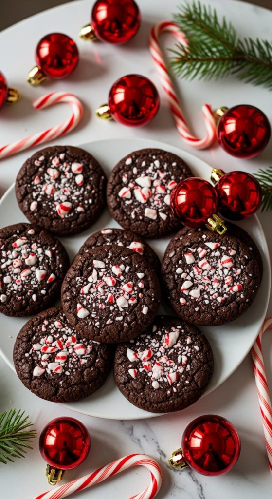 Peppermint Chocolate Cookies