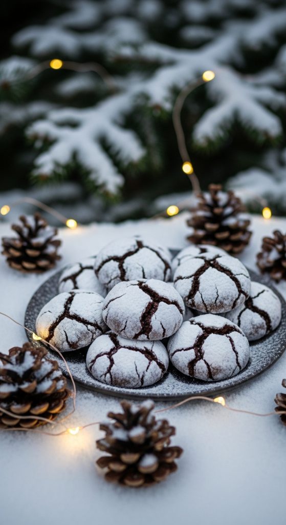 Chocolate Crinkle Cookies