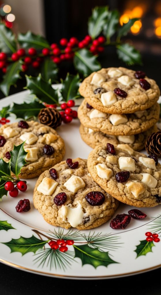 White Chocolate Cranberry Cookies