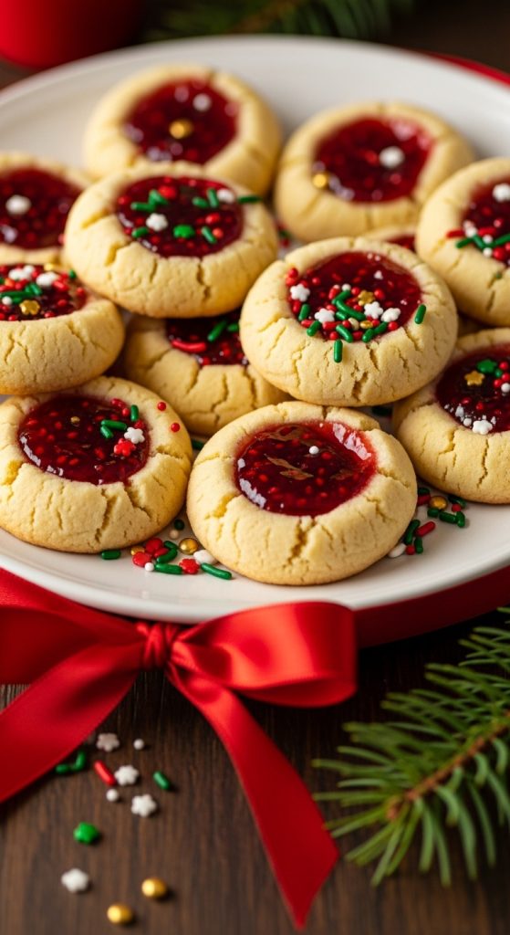 Thumbprint Jam Cookies