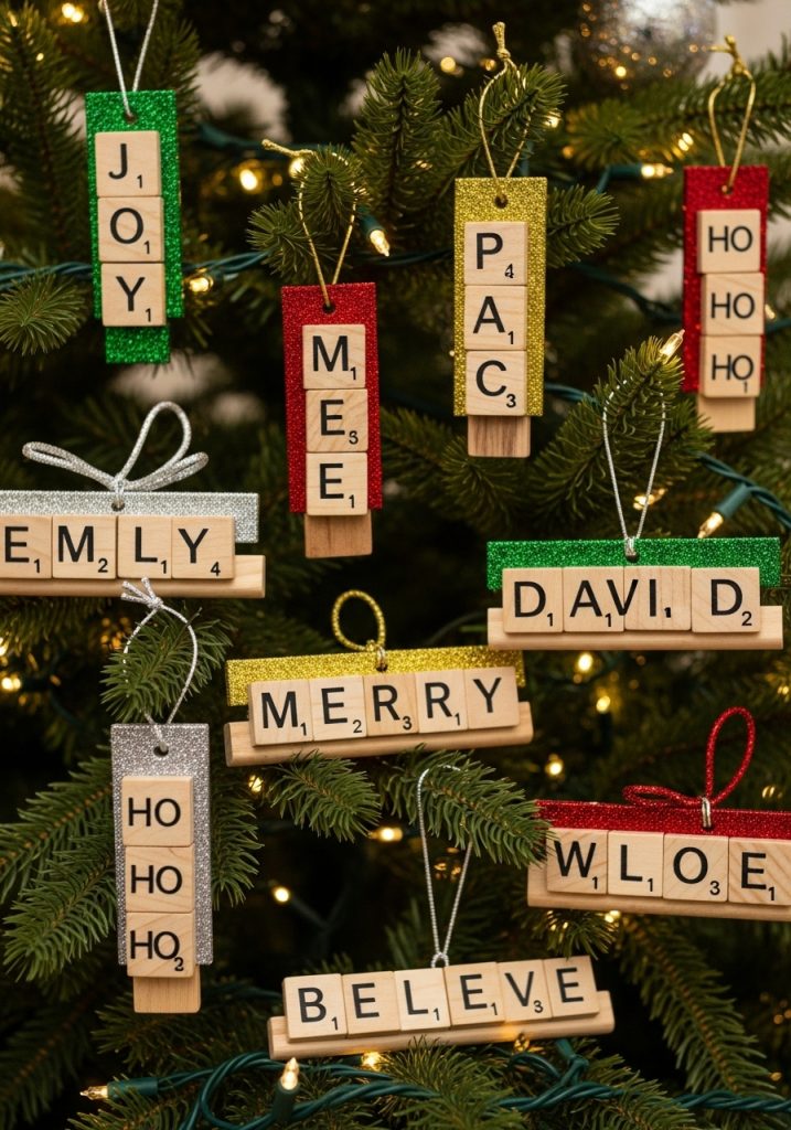 Scrabble Tile Messages