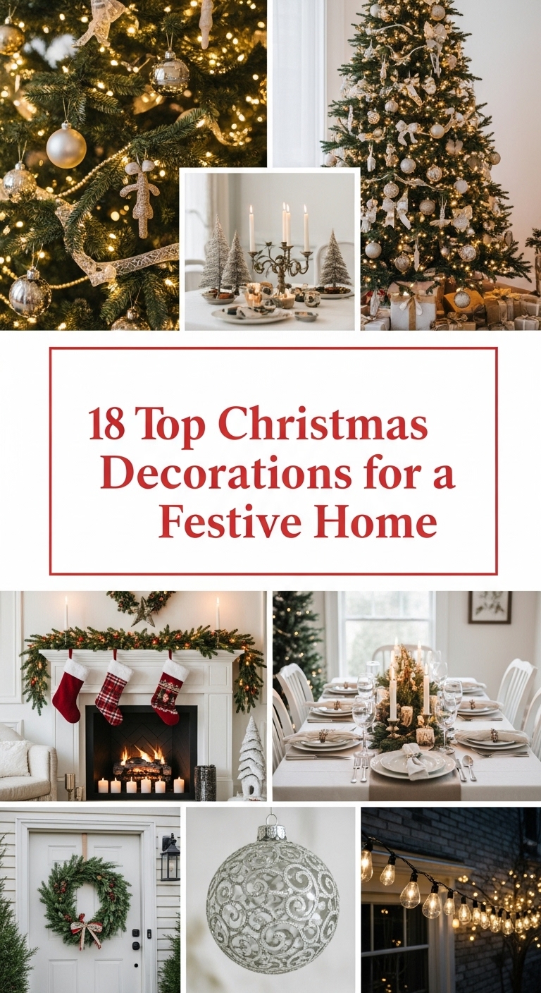 18 Top Christmas Decorations for a Festive Home