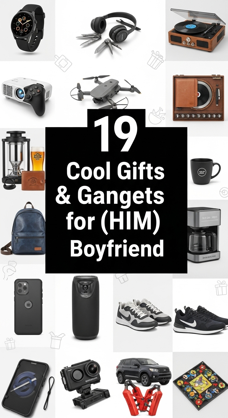 19 Cool Gifts & Gadgets for (HIM) Boyfriend