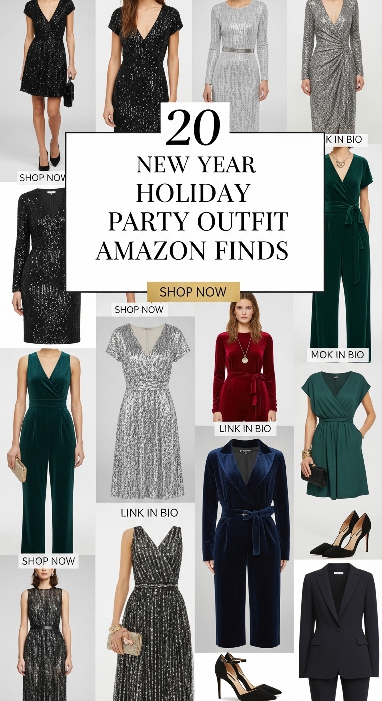 20 New Year Holiday Party Outfit Amazon Finds