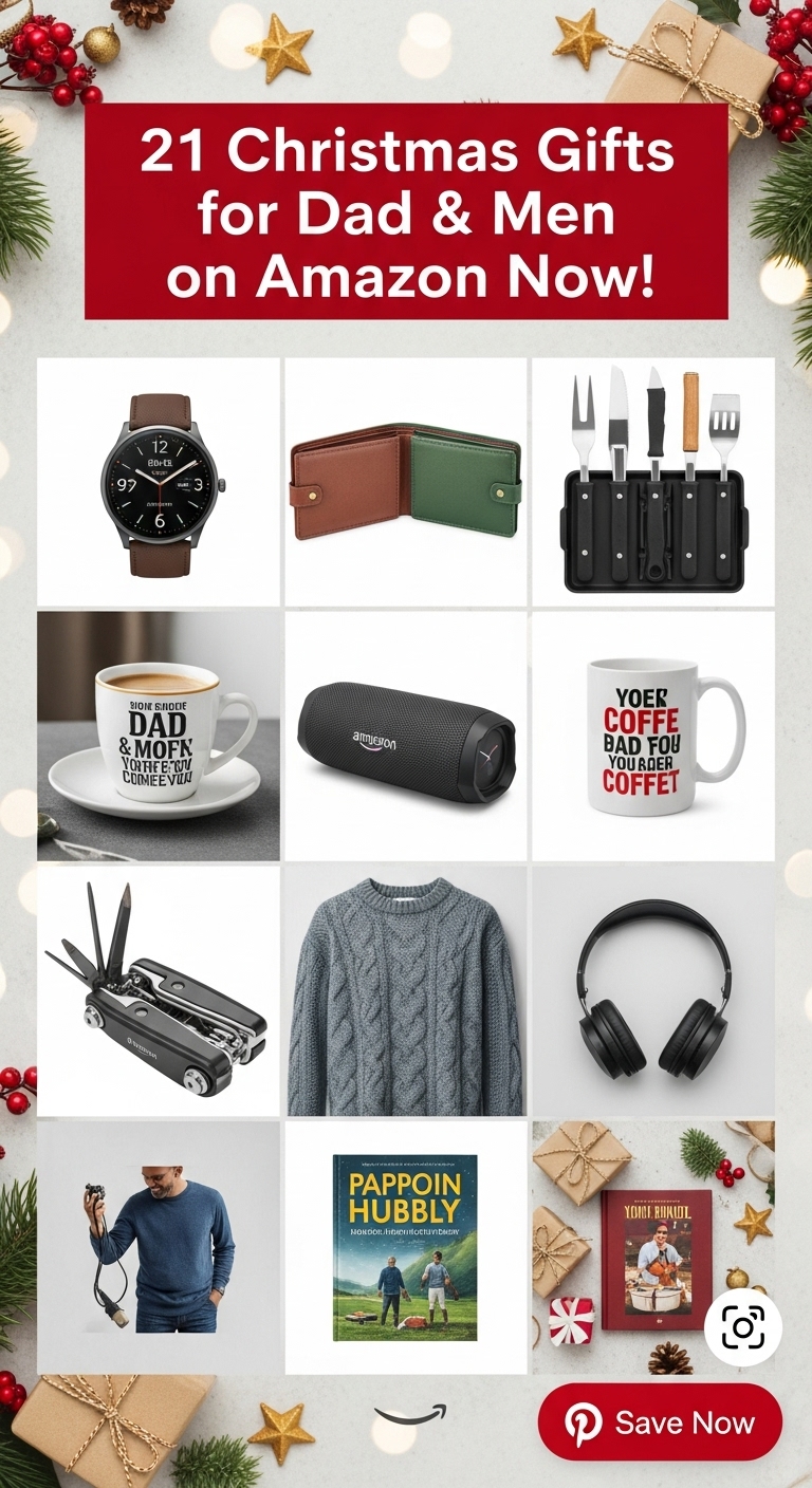 21 Christmas Gifts for Dad & Men on Amazon Now!