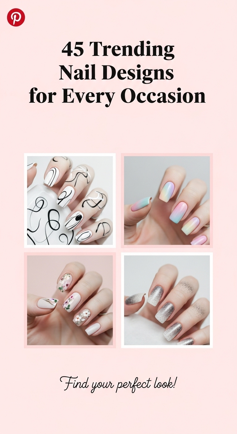 45 Trending Nail Designs for Every Occasion