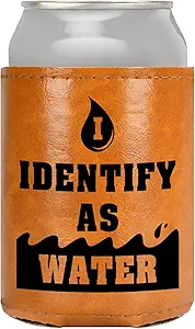 Leather Can Cooler White Elephant Gift
