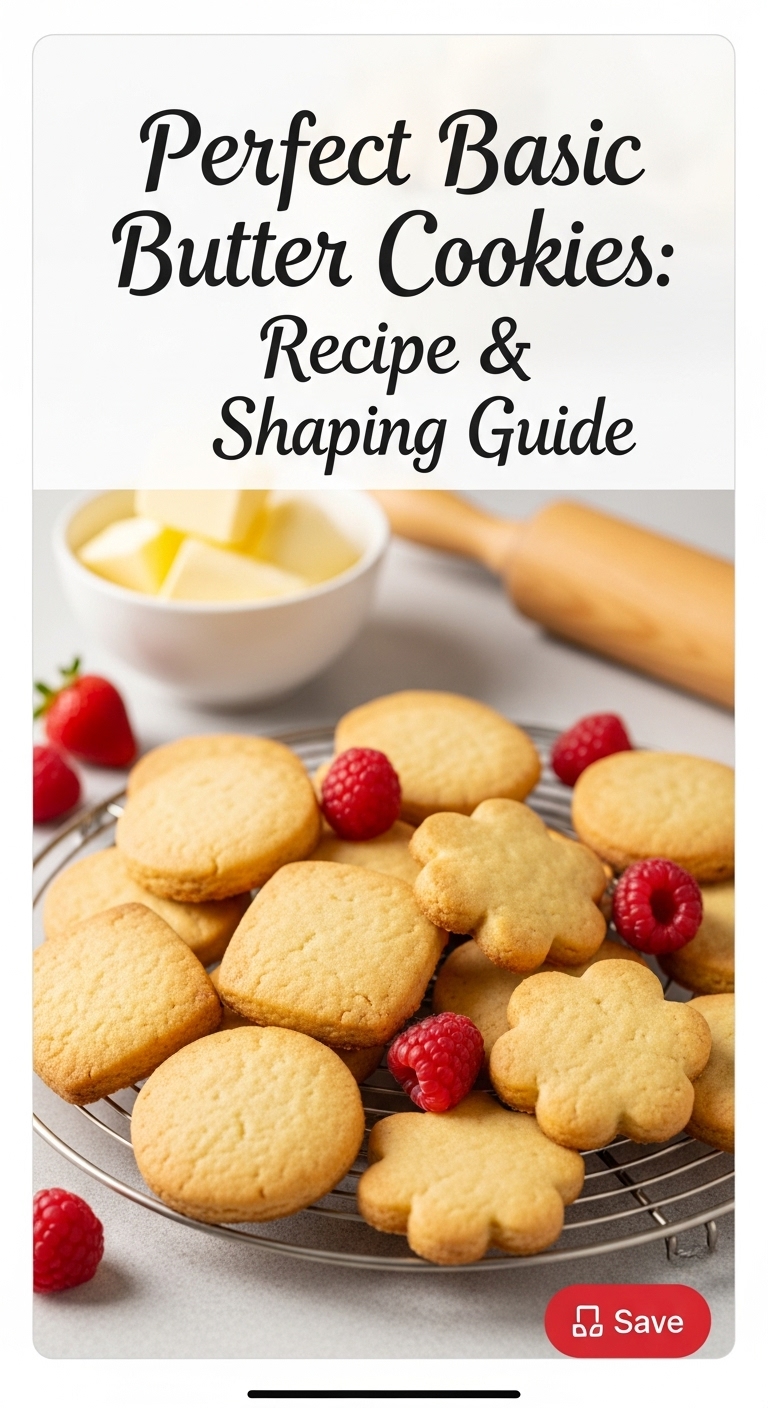 Perfect Basic Butter Cookies Recipe & Shaping Guide