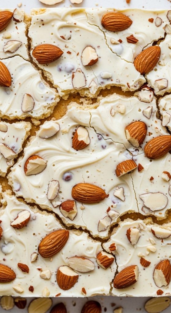 White Chocolate Almond Crack