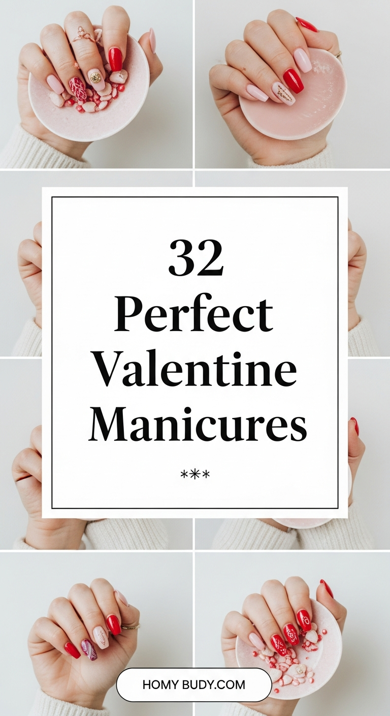 32 Irresistible Valentine's Day Nail Designs for 2026 Pink, Red & Heart Art