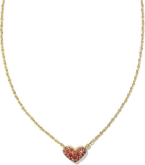 Kendra Scott Crystal Heart Necklace