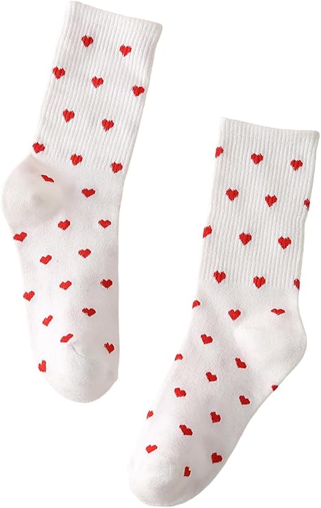 Cute Embroidered Crew Socks