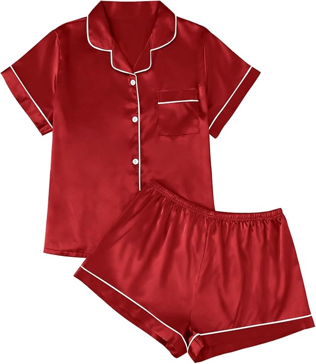 Silk Satin Pajama Set