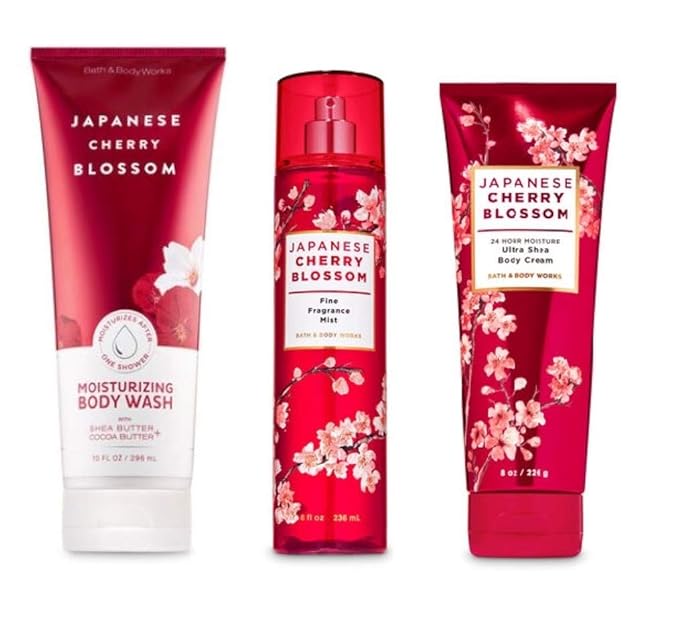 Bath and Body Works Japanese Cherry Blossom Set