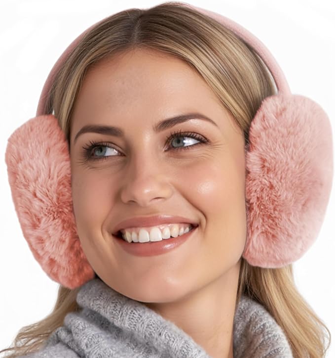 Fluffy Folding Winter Earmuffs