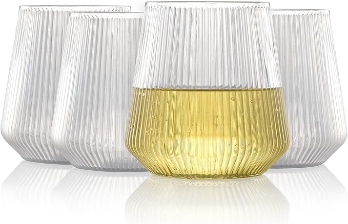 Unbreakable Stemless Wine Glasses