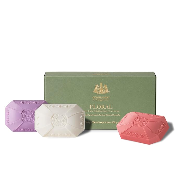 Caswell-Massey Floral Bar Soap Set