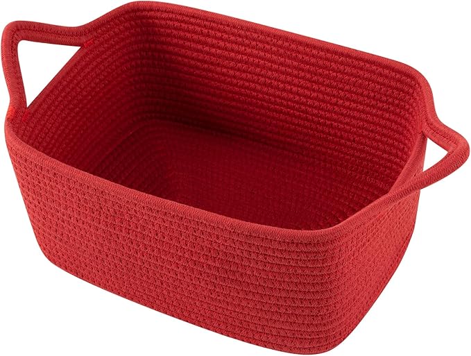 Red Woven Gift Basket