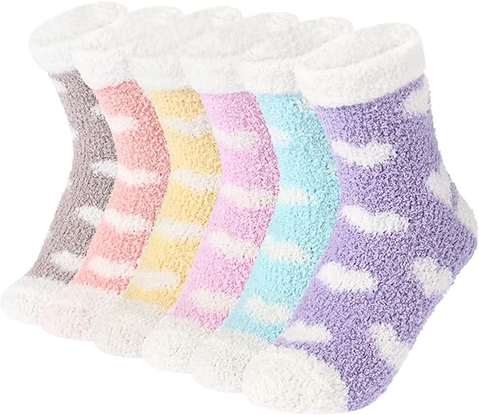 Plush Fuzzy Slipper Socks
