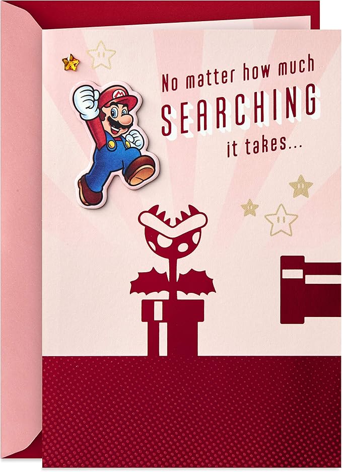 Hallmark Super Mario Valentine's Card