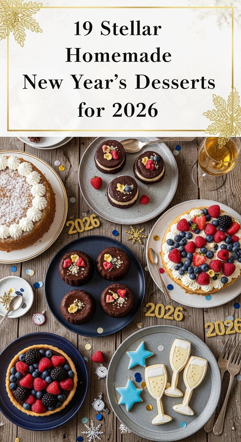 19 Stellar Homemade New Year’s Desserts for 2026