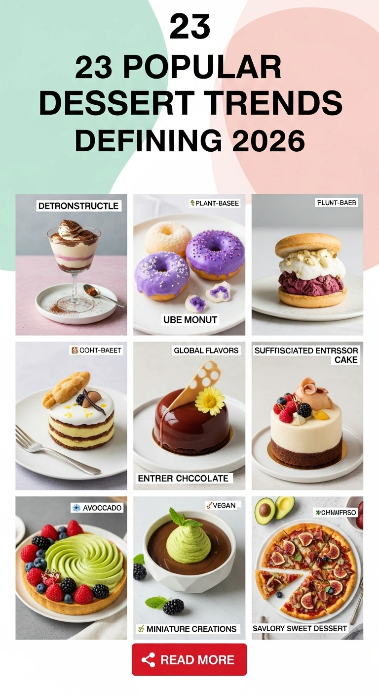 23 Popular Dessert Trends Defining 2026