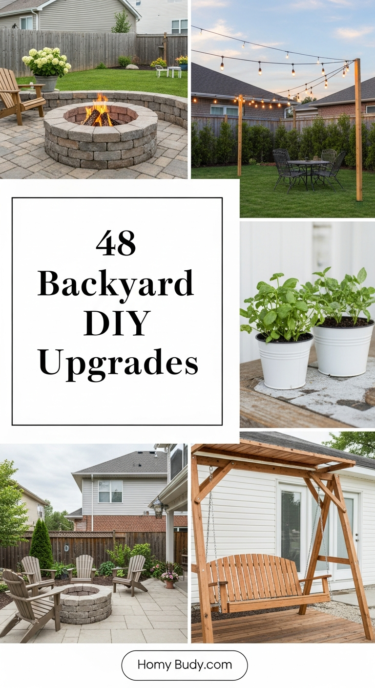 48 Incredible DIY Backyard Decor Ideas to Transform Outdoor Areas!!