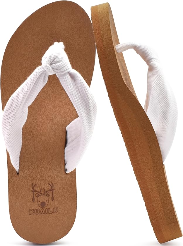 KuaiLu Flip Flops with Arch Support