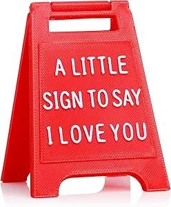 Mini I Love You Decorative Sign