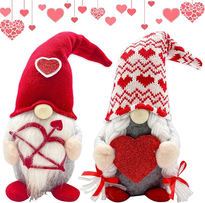 Valentine's Day Plush Gnomes