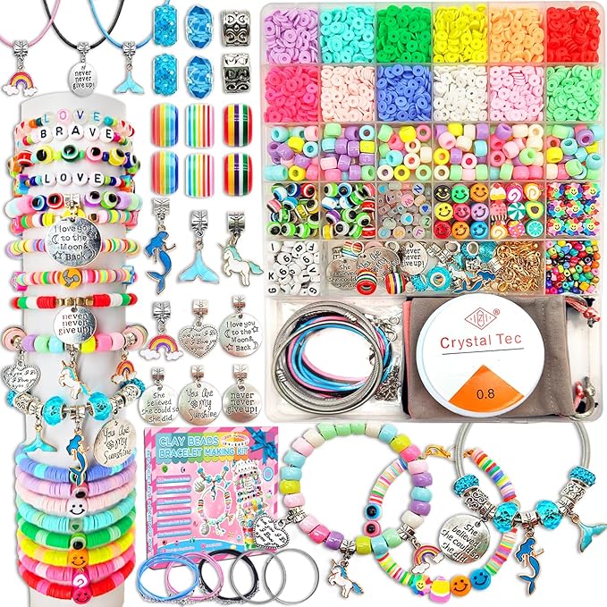 leitait Girls Toys Bracelet Making Kit