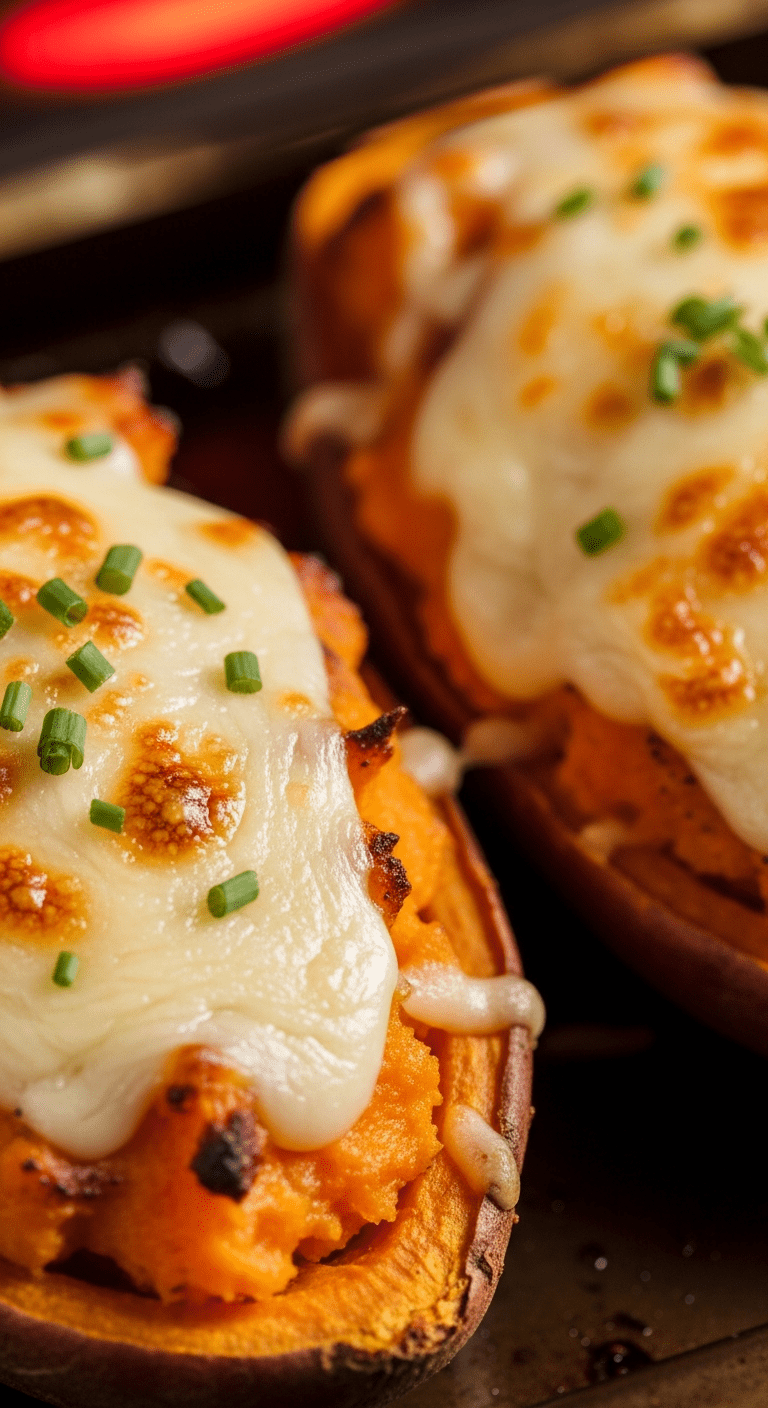 Broiling the cheddar cheese topping on stuffed swe .9.png