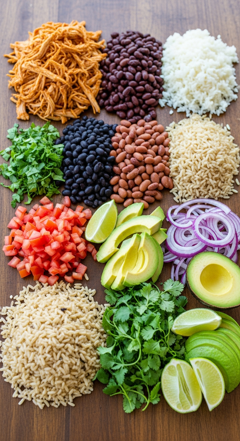 Components for building a quick burrito bowl .5.png