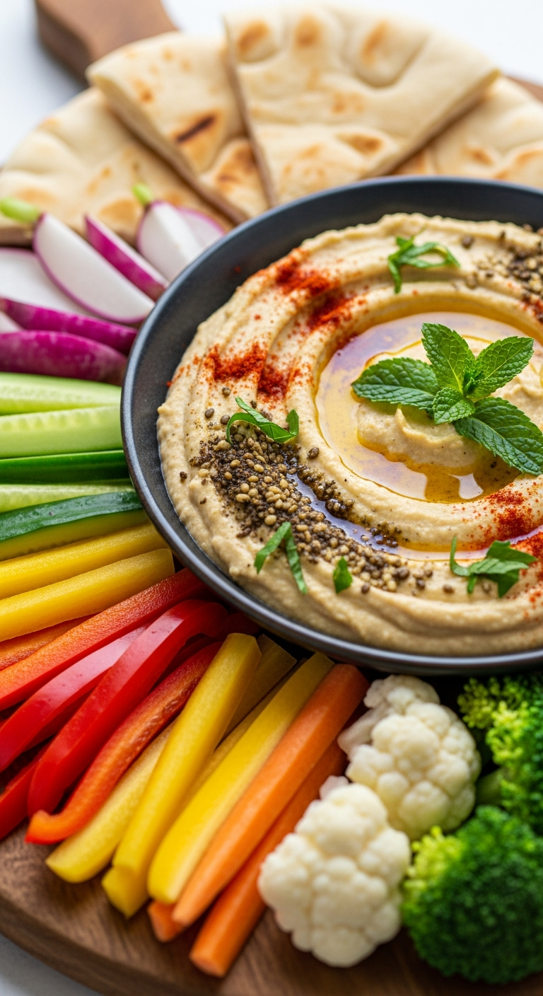 Hummus feta olive oil and dipping vegetables .59.png