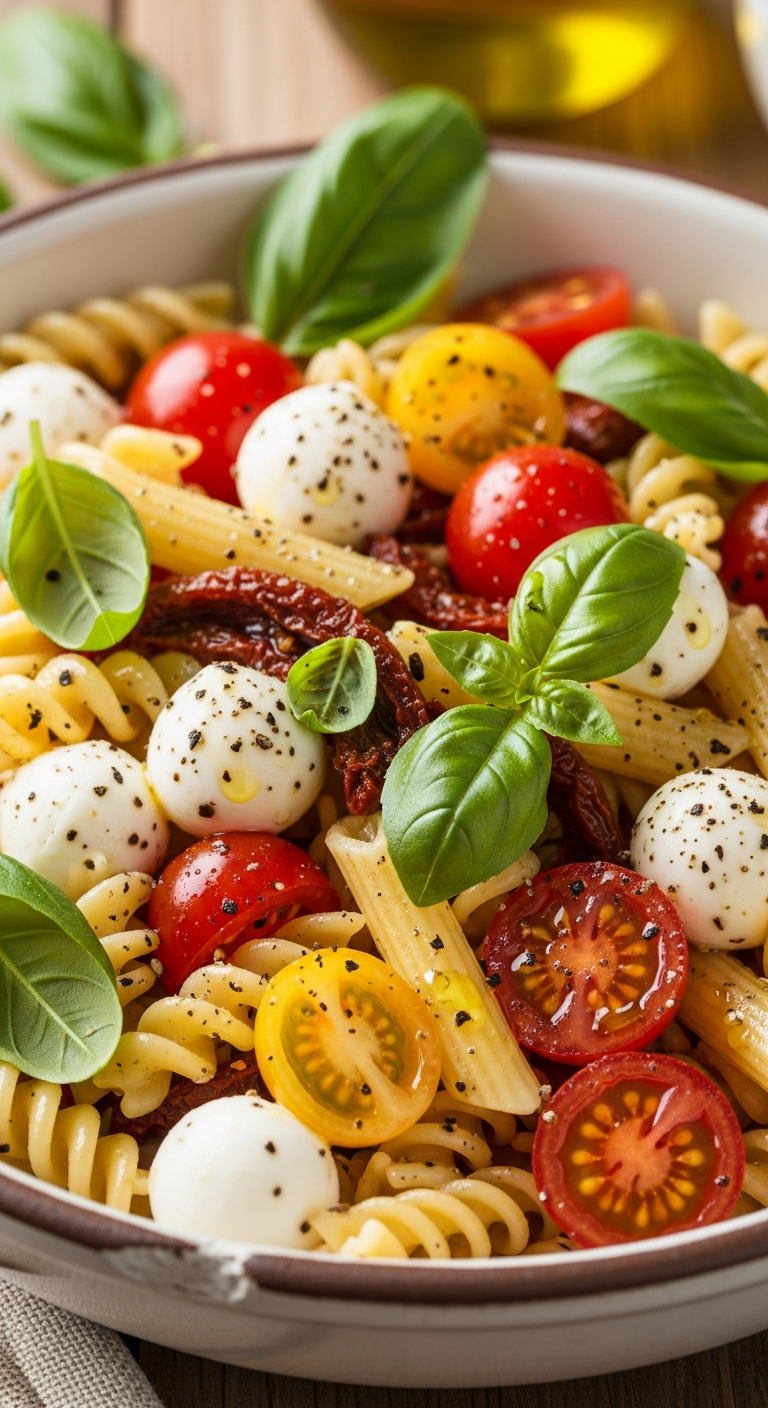 Pasta mozzarella tomatoes and basil arranged for s .20.png