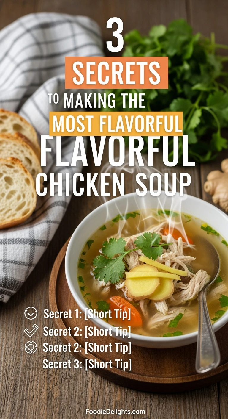 3 Secrets to Making the Most Flavorful Ginger Chicken Soup