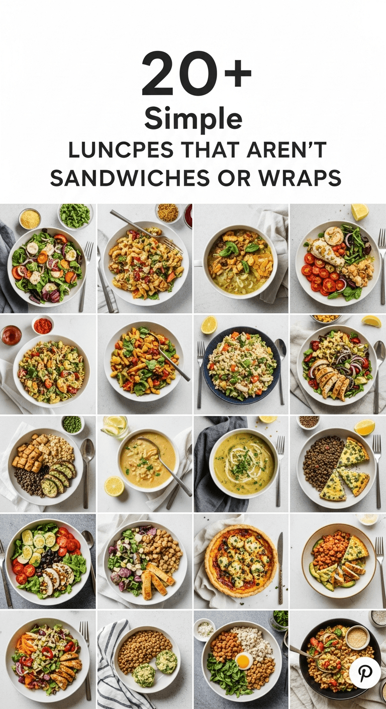 20+ Simple Lunch Recipes That Aren’t Sandwiches or Wraps