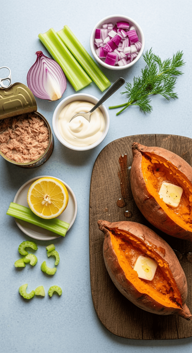 Tuna mayonnaise and cheese ready for sweet potato .8.png