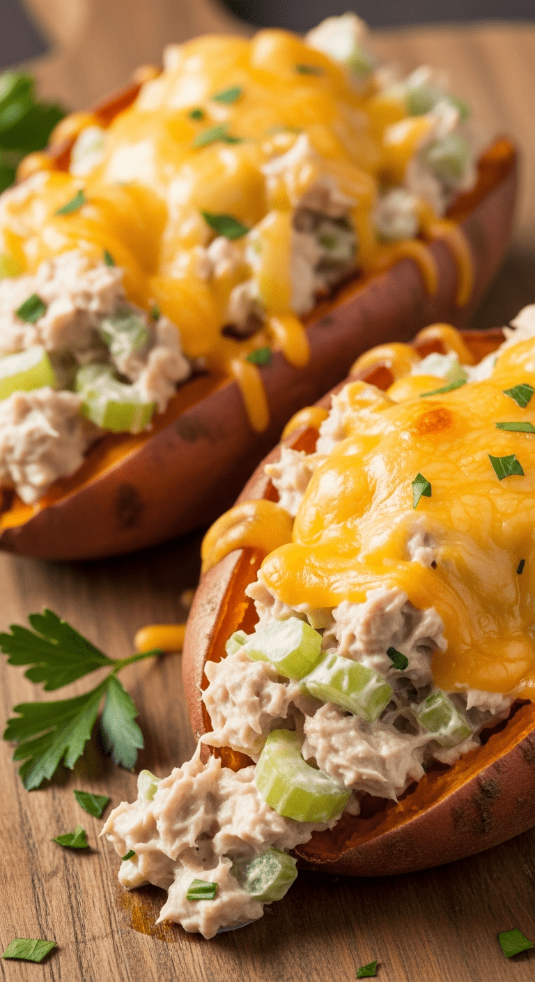 Tuna melt mixture stuffed into a baked sweet potat .7.png