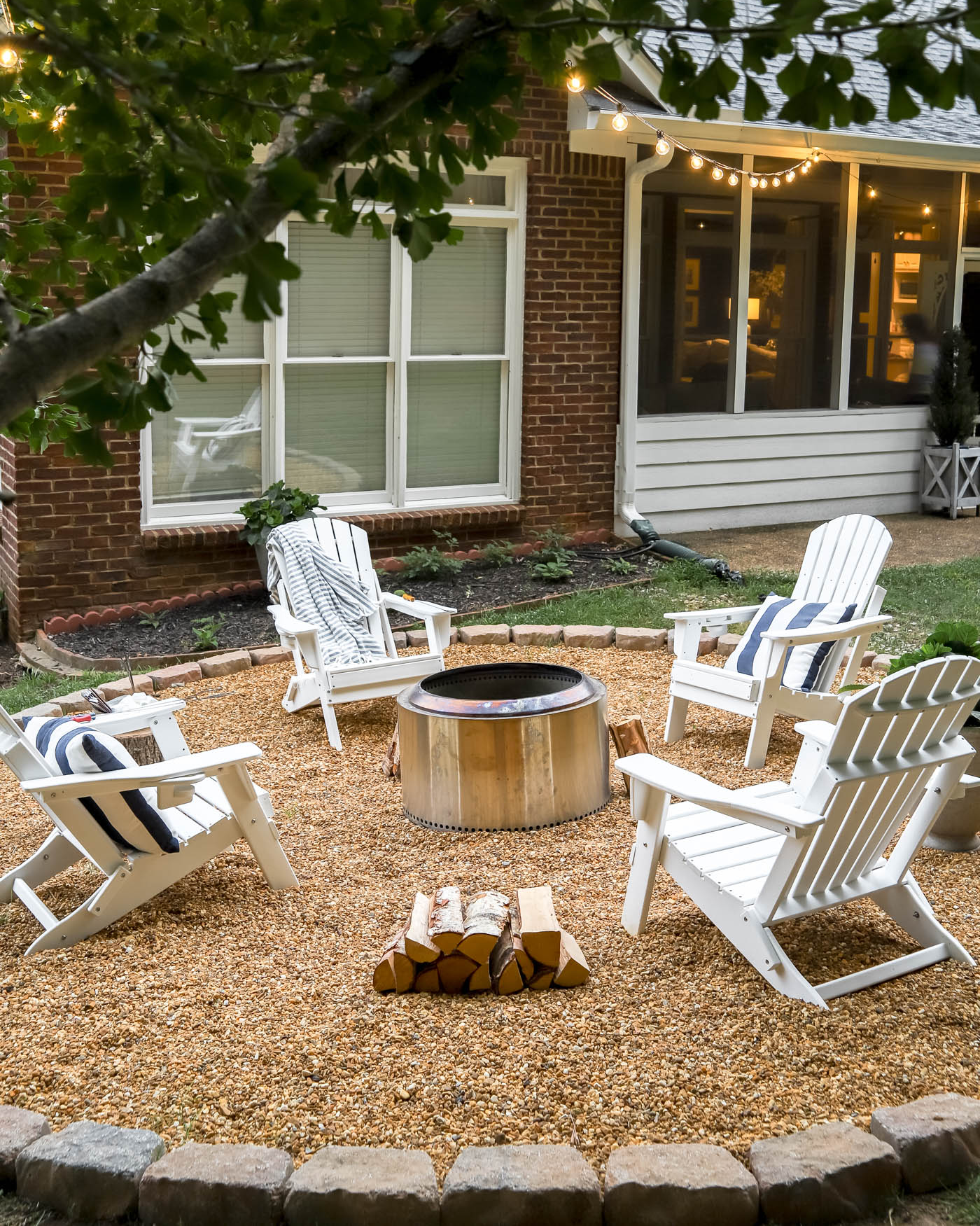 backyard decor ideas fire pit