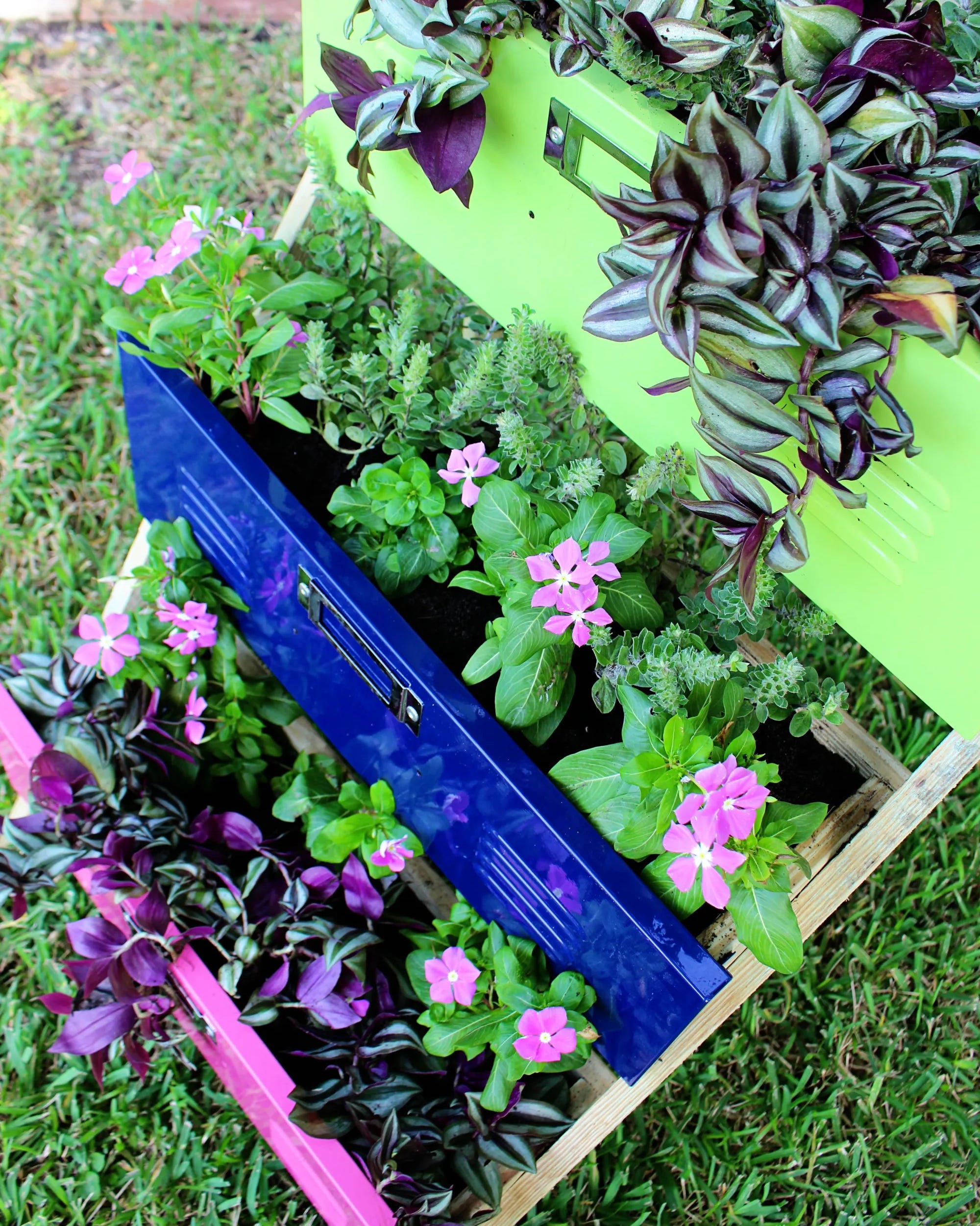 best backyard decor locker planter