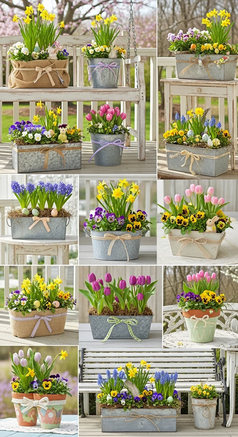 19 Charming DIY Flower Box Designs for Easter