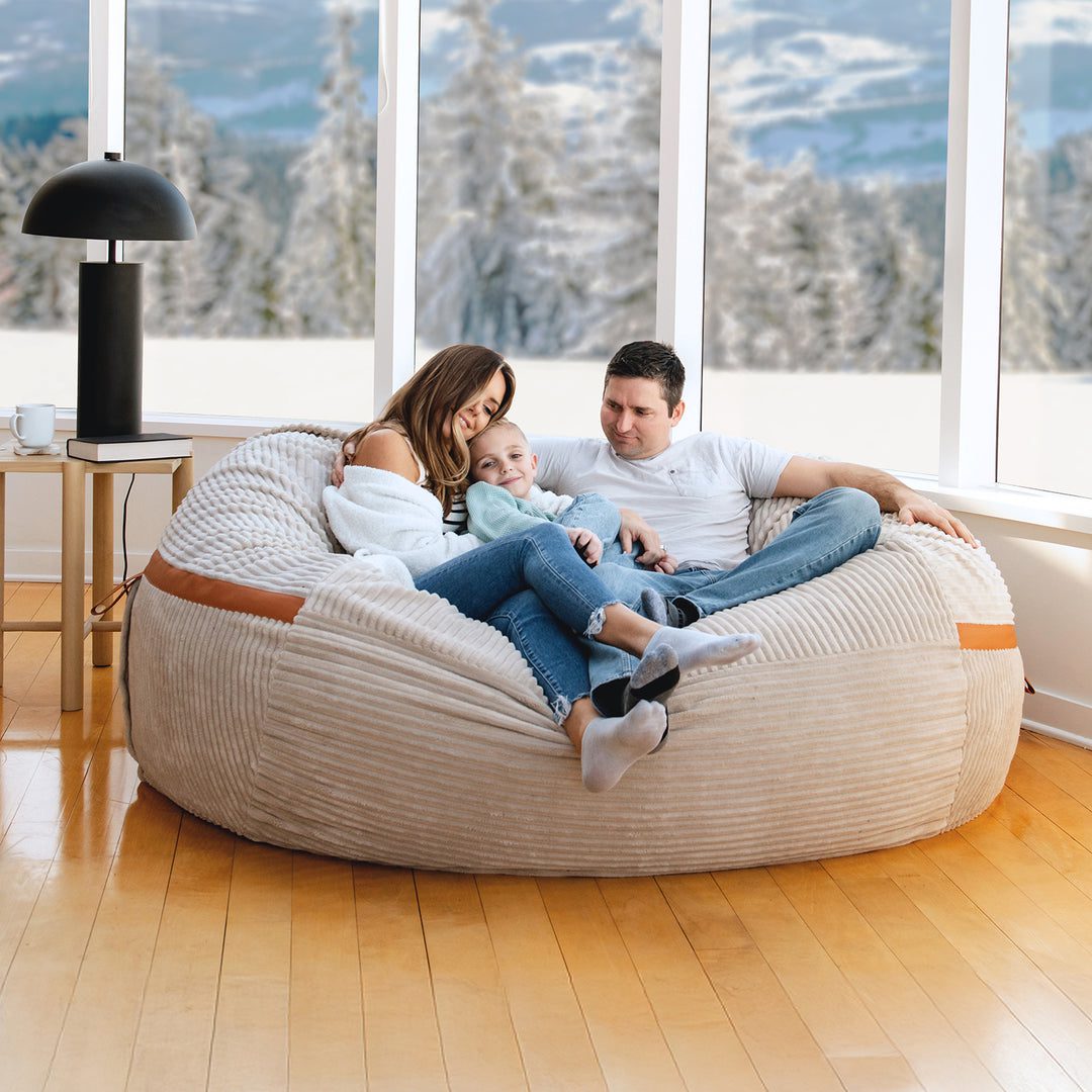 Fuf® 7ft Giant Bean Bag Chair | Big Joe® Foam Bean Bag Chair