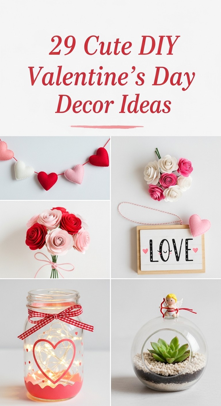 29 Cute DIY Valentine’s Day Decor Ideas