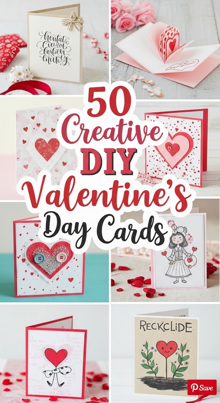 50 Creative DIY Valentine’s Day Cards