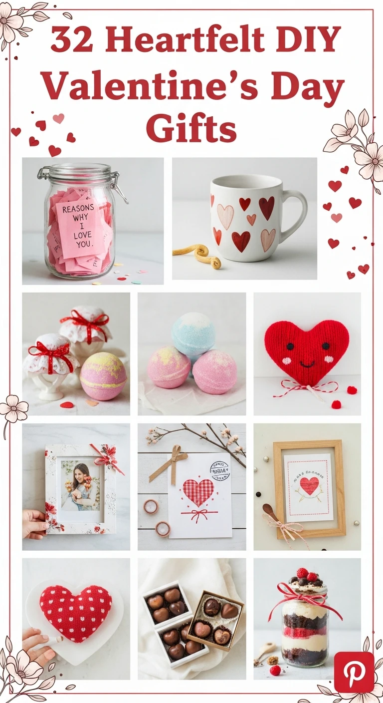 32 Heartfelt DIY Valentine's Day Gifts