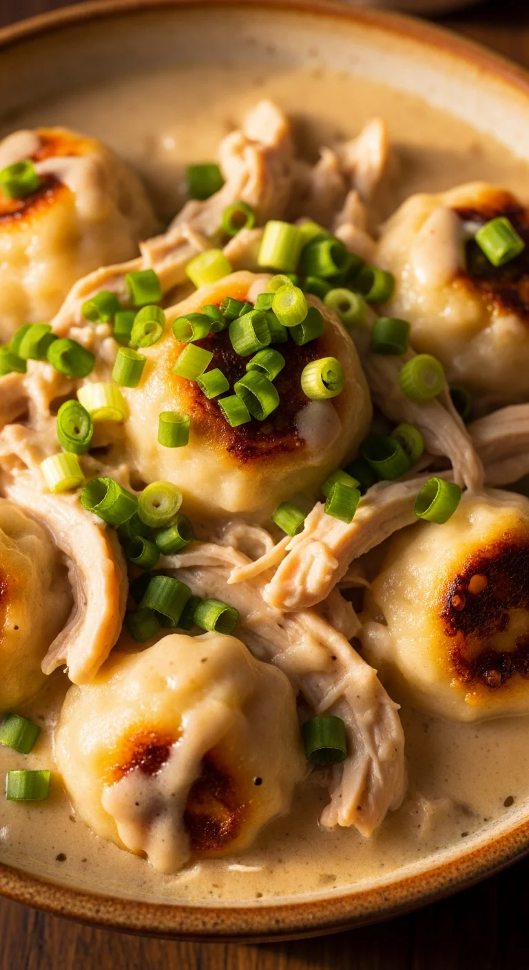 11. Cream Cheese Thickened Chicken & Dumplings