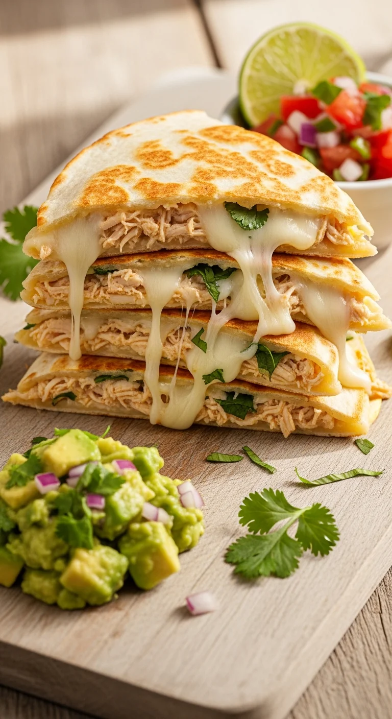 5. Cilantro-Lime Chicken Quesadillas